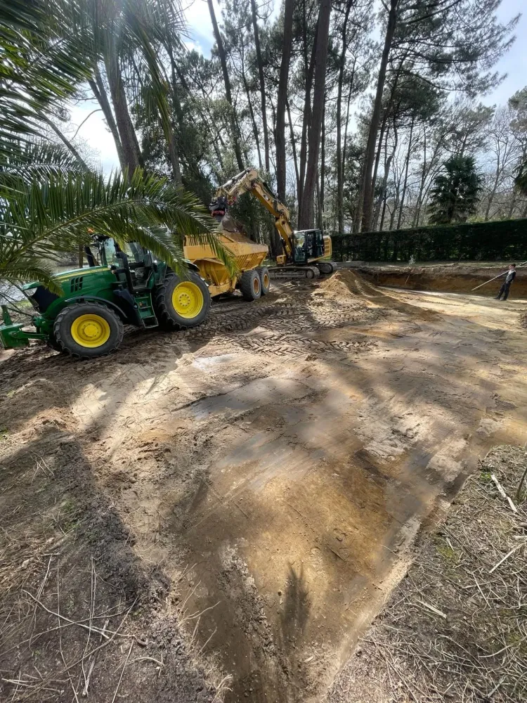 travaux de terrassement